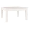 Miniatyrbillede 2 af 8: vidaXL sofabord 55x55x30 cm massivt fyrretræ hvid