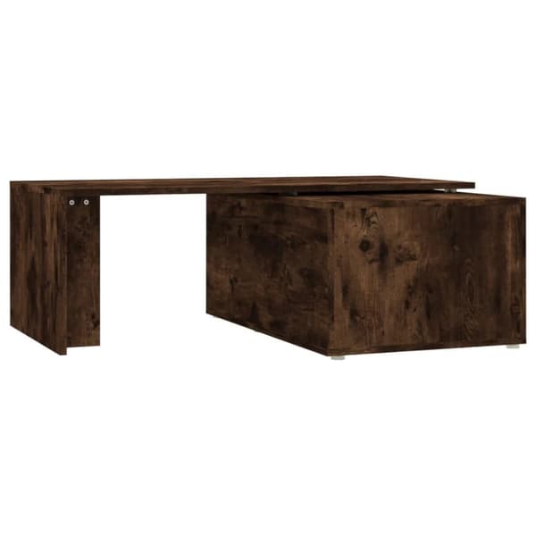 vidaXL sofabord 150x50x35 cm konstrueret træ røget egetræsfarve