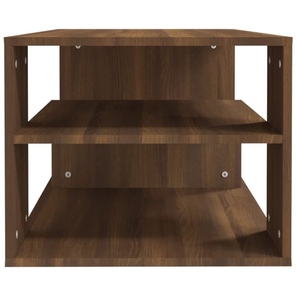 vidaXL sofabord 100x50x40 cm konstrueret træ brun egetræsfarve