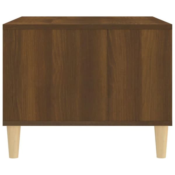 vidaXL Sohvapöytä ruskea tammi 60x50x40 cm tekninen puu