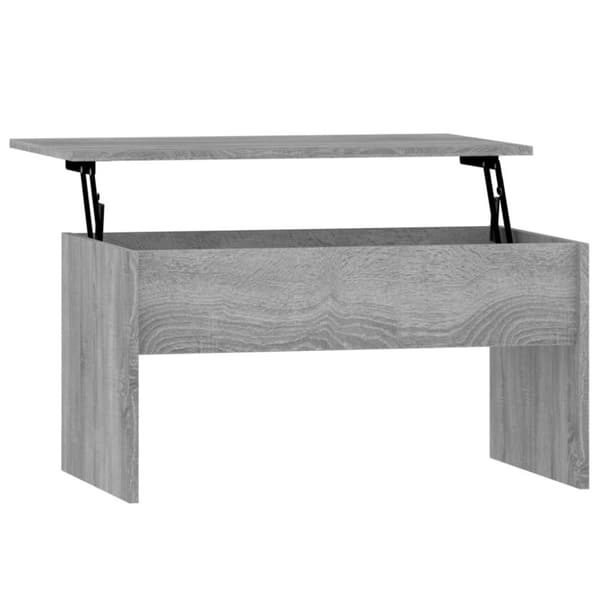 vidaXL sofabord 80x50,5x41,5 cm konstrueret træ grå sonoma-eg