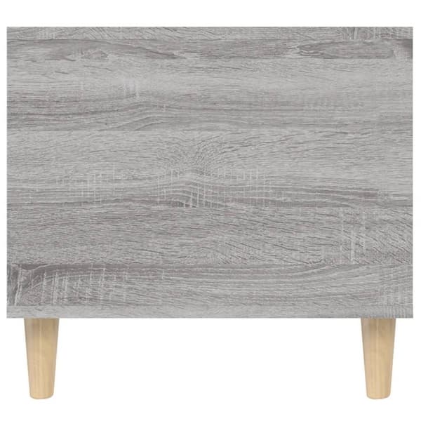 vidaXL sofabord 90x49x45 cm konstrueret træ Grå sonoma-eg