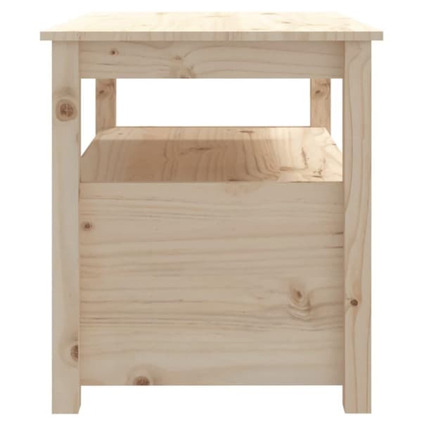 vidaXL sofabord 71x49x55 cm massivt fyrretræ