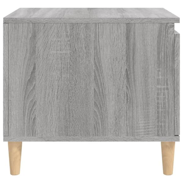 vidaXL Sohvapöytä harmaa Sonoma 100x50x45 cm tekninen puu