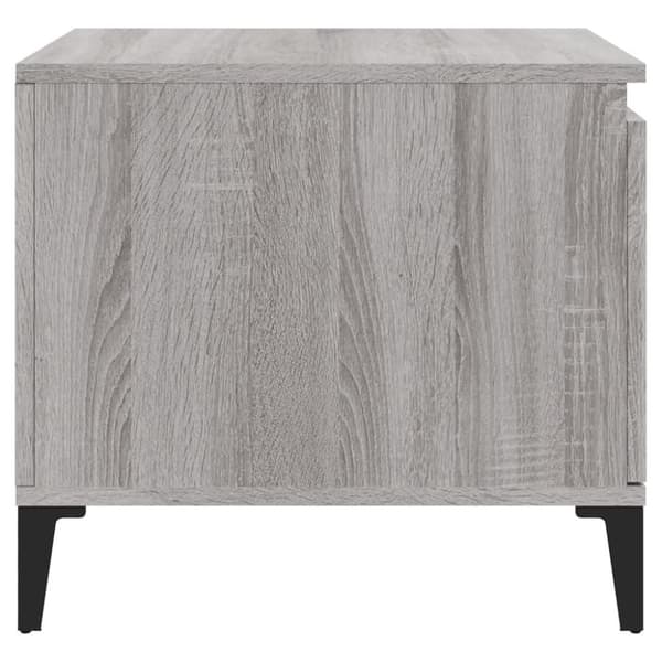 vidaXL sofabord 100x50x45 cm konstrueret træ Grå sonoma-eg