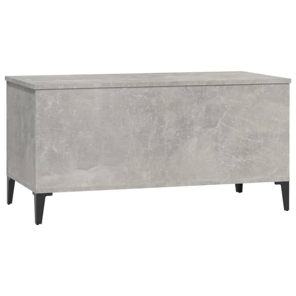 vidaXL Soffbord betonggrå 90x44,5x45 cm konstruerat trä