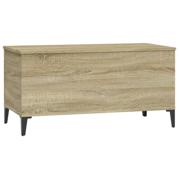 vidaXL Salongbord sonoma eik 90x44,5x45 cm konstruert tre
