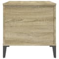 Miniatyrbilde 9 av 11: vidaXL Salongbord sonoma eik 90x44,5x45 cm konstruert tre