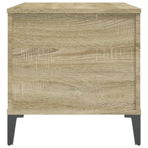 vidaXL Salongbord sonoma eik 90x44,5x45 cm konstruert tre