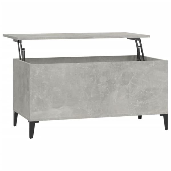 vidaXL sofabord 90x44,5x45 cm konstrueret træ betongrå
