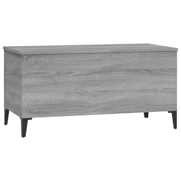vidaXL sofabord 90x44,5x45 cm konstrueret træ sonoma-eg grå