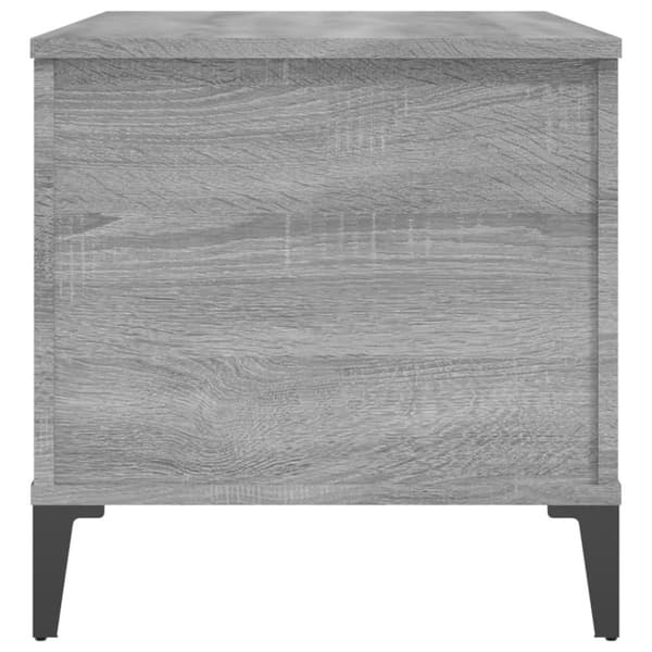 vidaXL sofabord 90x44,5x45 cm konstrueret træ sonoma-eg grå