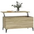 Miniatyrbillede 6 af 11: vidaXL sofabord 90x44,5x45 cm konstrueret træ sonoma-eg