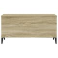 Miniatyrbillede 8 af 11: vidaXL sofabord 90x44,5x45 cm konstrueret træ sonoma-eg