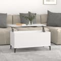 Miniatyrbillede 10 af 10: vidaXL sofabord 90x44,5x45 cm konstrueret træ hvid