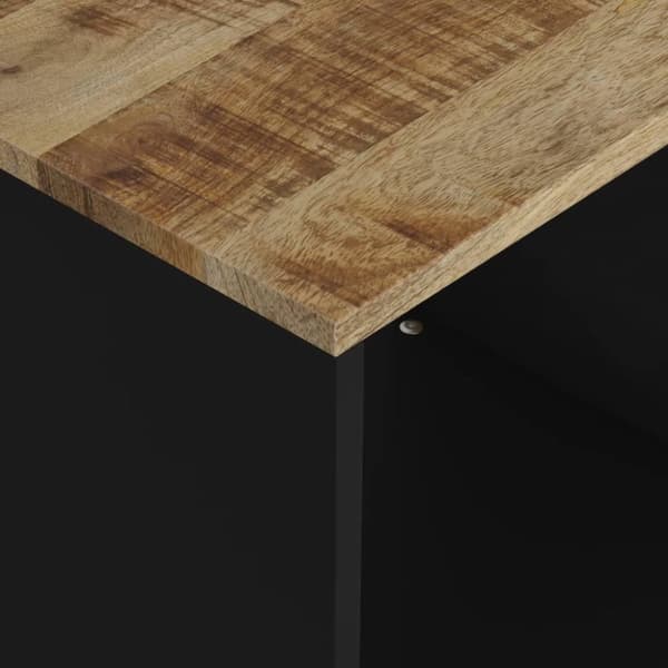 vidaXL Soffbord 40x31x46 cm massivt mangoträ och konstruerat trä