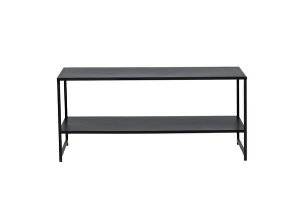 Staal sofabord 101,6x43,2cm svart.
