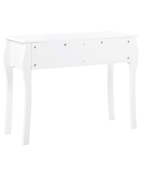 Konsolbord Svart MDF 100 x 35 x 75 cm 2 Lådor Hall Möbler Vintage Design