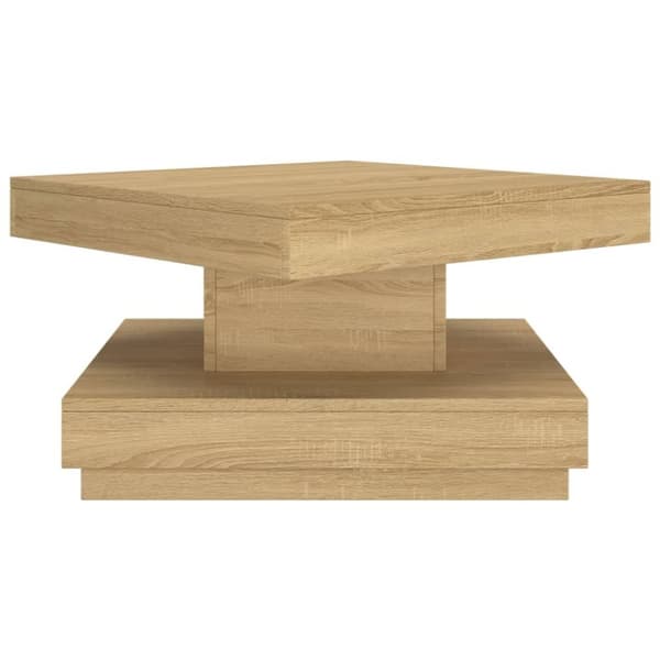 vidaXL sofabord 60x60x35 cm MDF lysebrun