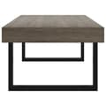Miniatyrbillede 4 af 6: vidaXL sofabord 120x60x40 cm MDF og jern grå og sort