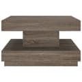 Miniatyrbillede 3 af 6: vidaXL sofabord 60x60x35 cm MDF grå
