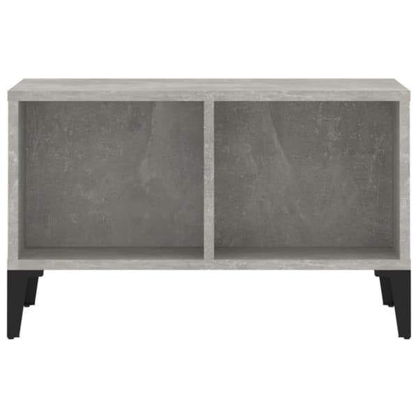 vidaXL Soffbord betonggrå 60x50x36,5 cm konstruerat trä
