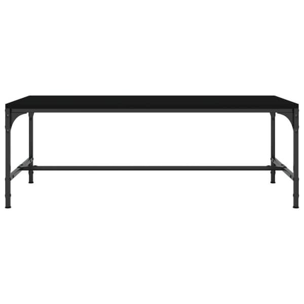 vidaXL Soffbord svart 80x50x35 cm konstruerat trä