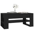 Miniatyrbilde 8 av 8: vidaXL Salongbord svart 102x55x45 cm konstruert tre