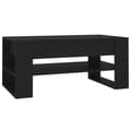 Miniatyrbilde 1 av 8: vidaXL Salongbord svart 102x55x45 cm konstruert tre