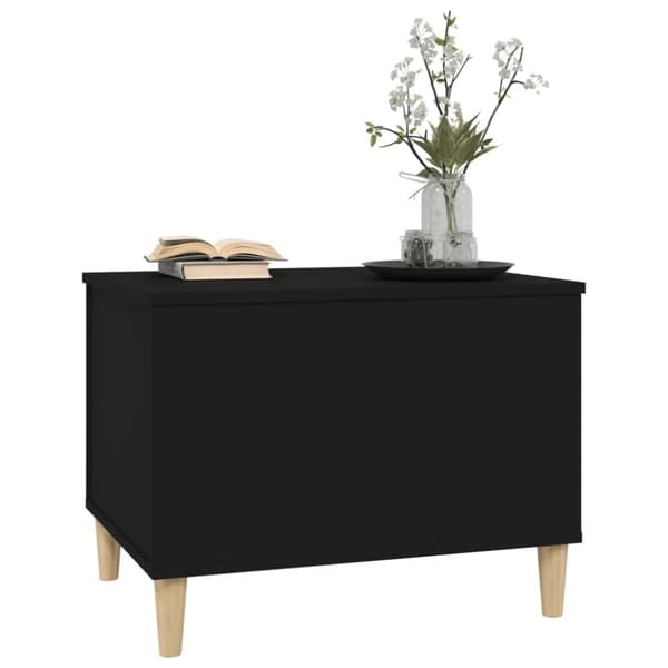 vidaXL Soffbord svart 60x44,5x45 cm konstruerat trä
