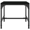 Miniatyrbilde 4 av 10: vidaXL Salongbord svart 50x50x35 cm konstruert tre