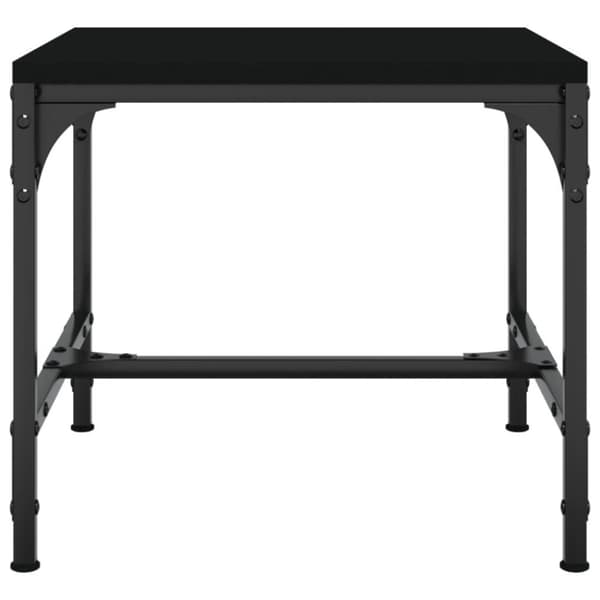 vidaXL Salongbord svart 50x50x35 cm konstruert tre