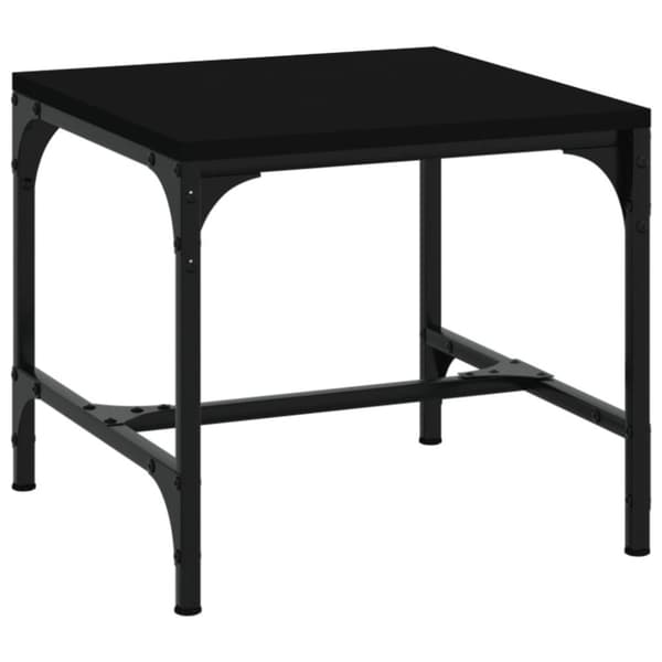 vidaXL Salongbord svart 50x50x35 cm konstruert tre