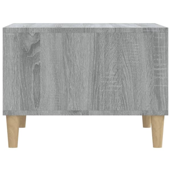 vidaXL Soffbord grå sonoma 60x50x36,5 cm konstruerat trä