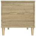 Miniatyrbilde 9 av 11: vidaXL Salongbord sonoma eik 90x44,5x45 cm konstruert tre
