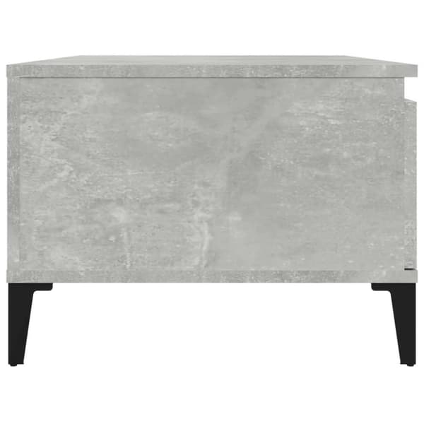 vidaXL Soffbord betonggrå 90x50x36,5 cm konstruerat trä
