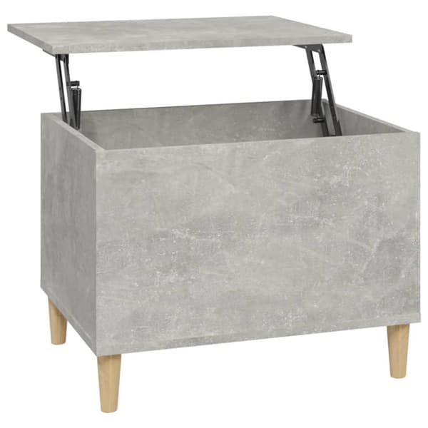 vidaXL Soffbord betonggrå 60x44,5x45 cm konstruerat trä
