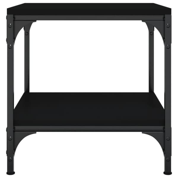 vidaXL Salongbord svart 50x50x40 cm konstruert tre
