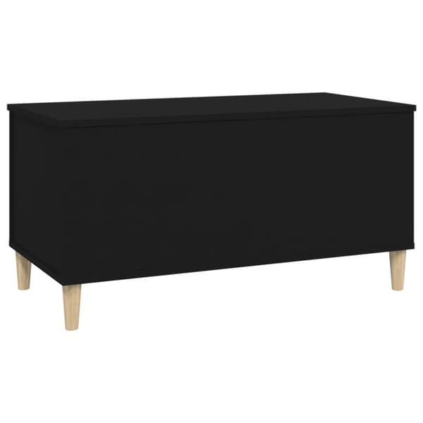 vidaXL Soffbord svart 90x44,5x45 cm konstruerat trä