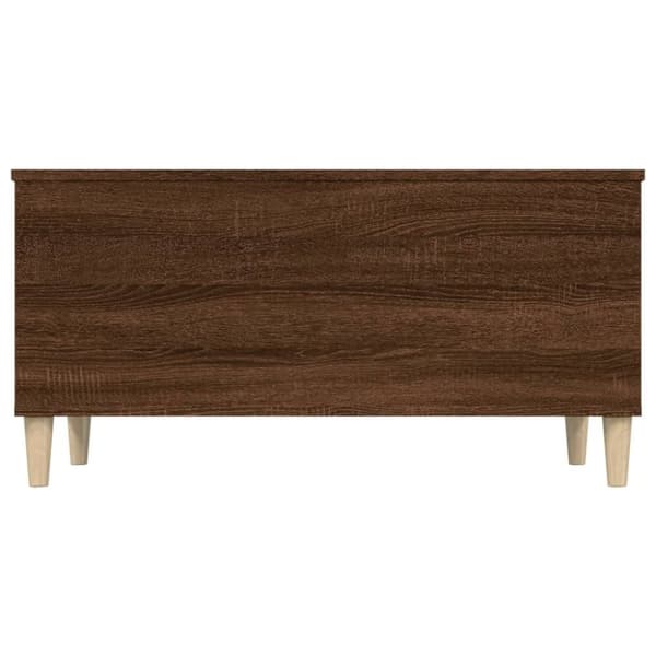 vidaXL Salongbord brun eik 90x44,5x45 cm konstruert tre