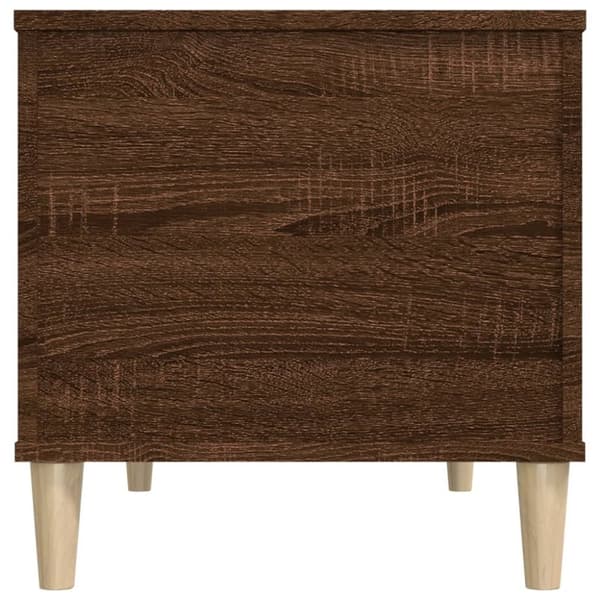 vidaXL Salongbord brun eik 90x44,5x45 cm konstruert tre