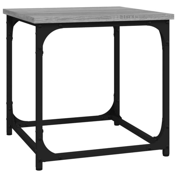 vidaXL Sidebord grå sonoma 40x40x40 cm konstruert tre