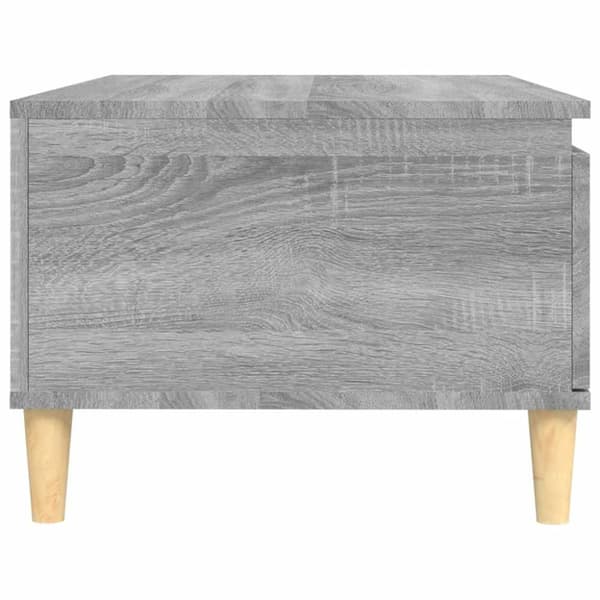vidaXL Soffbord grå sonoma 90x50x36,5 cm konstruerat trä