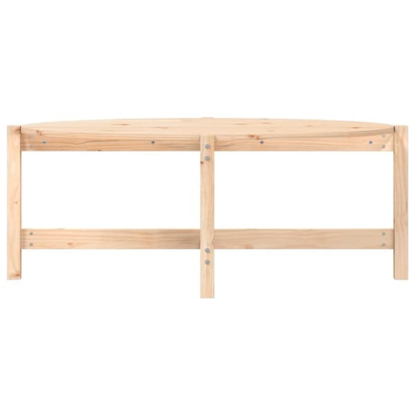 vidaXL Salongbord 118x63x45 cm heltre furu