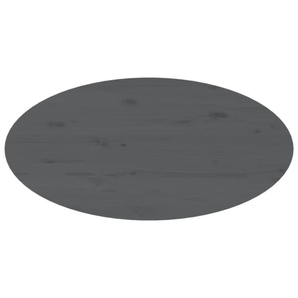 vidaXL Soffbord grå 80x40x35 cm massiv furu