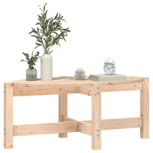 vidaXL Salongbord 87x48x35 cm heltre furu