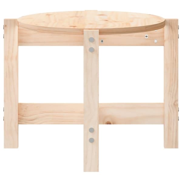 vidaXL Salongbord 87x48x35 cm heltre furu