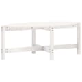 Miniatyrbild 1 av 10: vidaXL Soffbord vit 118x63x45 cm massiv furu