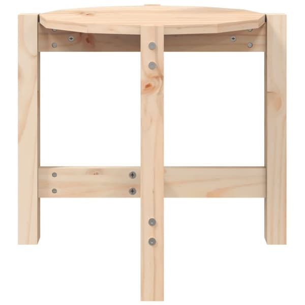 vidaXL Salongbord Ø 52,5x45 cm heltre furu