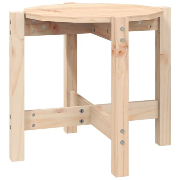 vidaXL Salongbord Ø 52,5x45 cm heltre furu